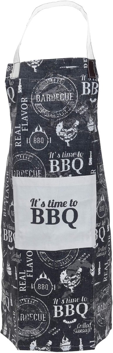 Dailygoods- Kookschort 100% Katoen - Barbecueschort - Kookschort Mannen/Dames - Groot Voorvak - Zacht en Soepel - Ideaal voor Grillen