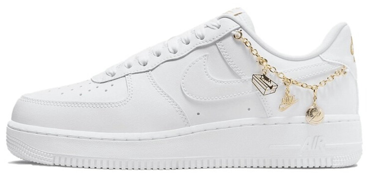 Nike Air Force 1 Low Lucky Charms Dames Sneakers Schoenen DD1525-100 Wit