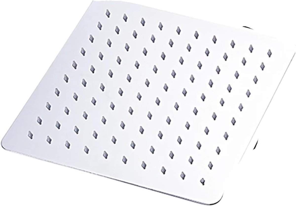 Regendouchekop - Douchekop Douchekop - Spa-ervaring - 8 inch vierkant - 8 inch - Zilver