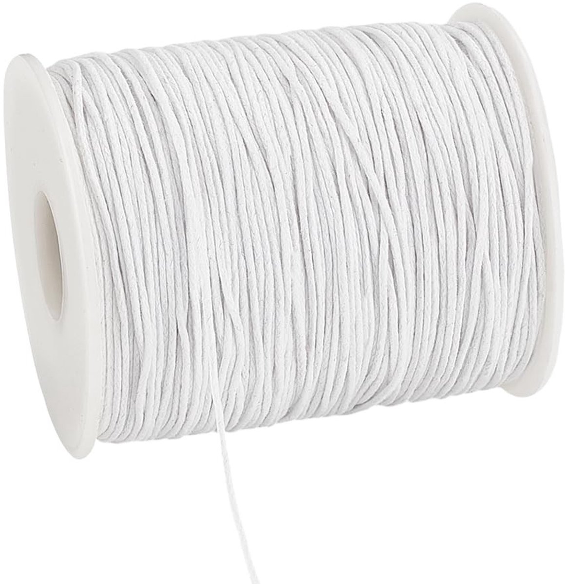 Dailygoods- Gewaxt Koord 1mm - Katoenen Draden - Touw voor Sieraden - Doe-Het-Zelf Projecten - Macramé - 175 Yards - Sieradenkoord