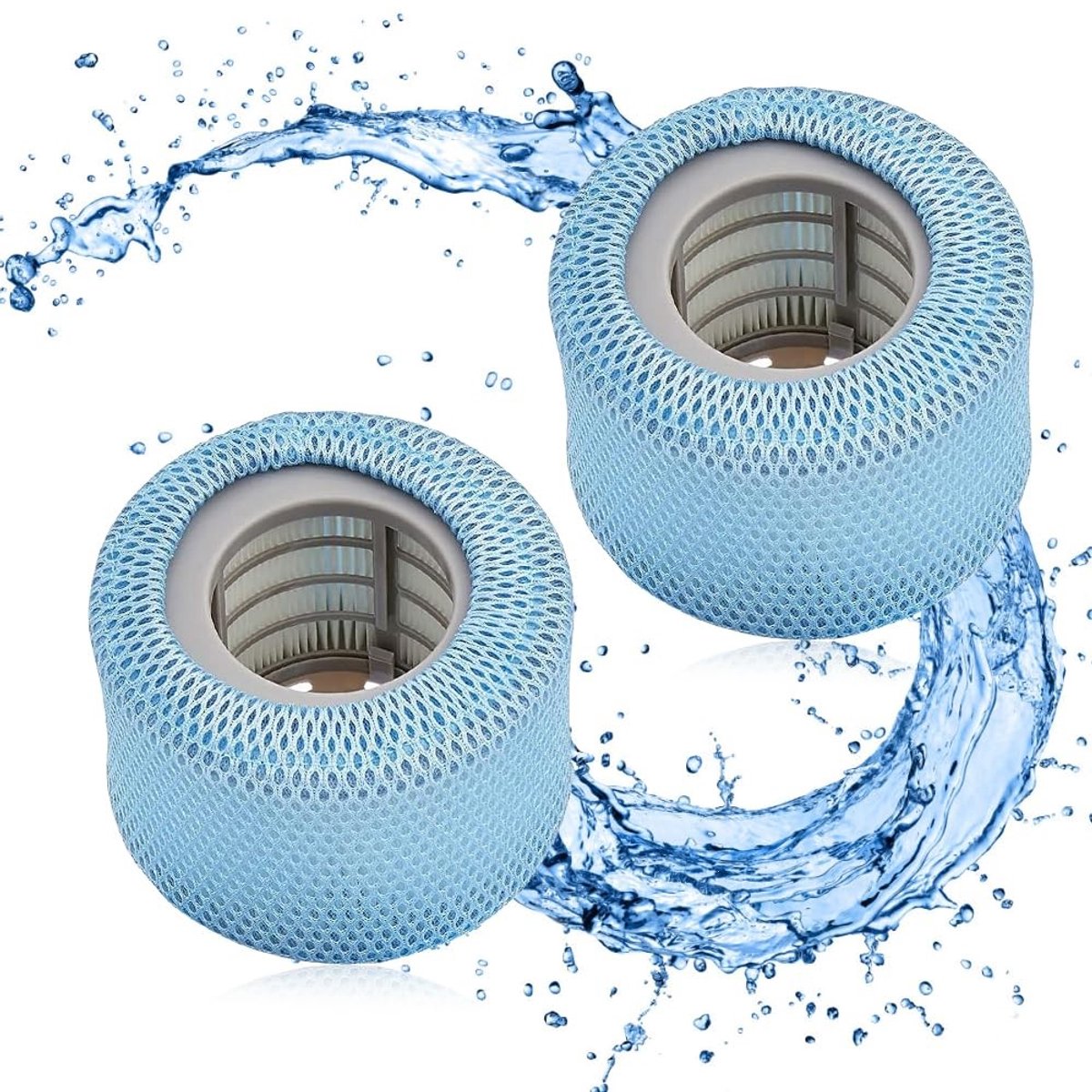 JHUBERS- Netafdekking voor MSPA - Reservefilter - Beschermnetten - Compatibel met MSpa Whirlpools - Bubble Spa - Accessoires - Filter