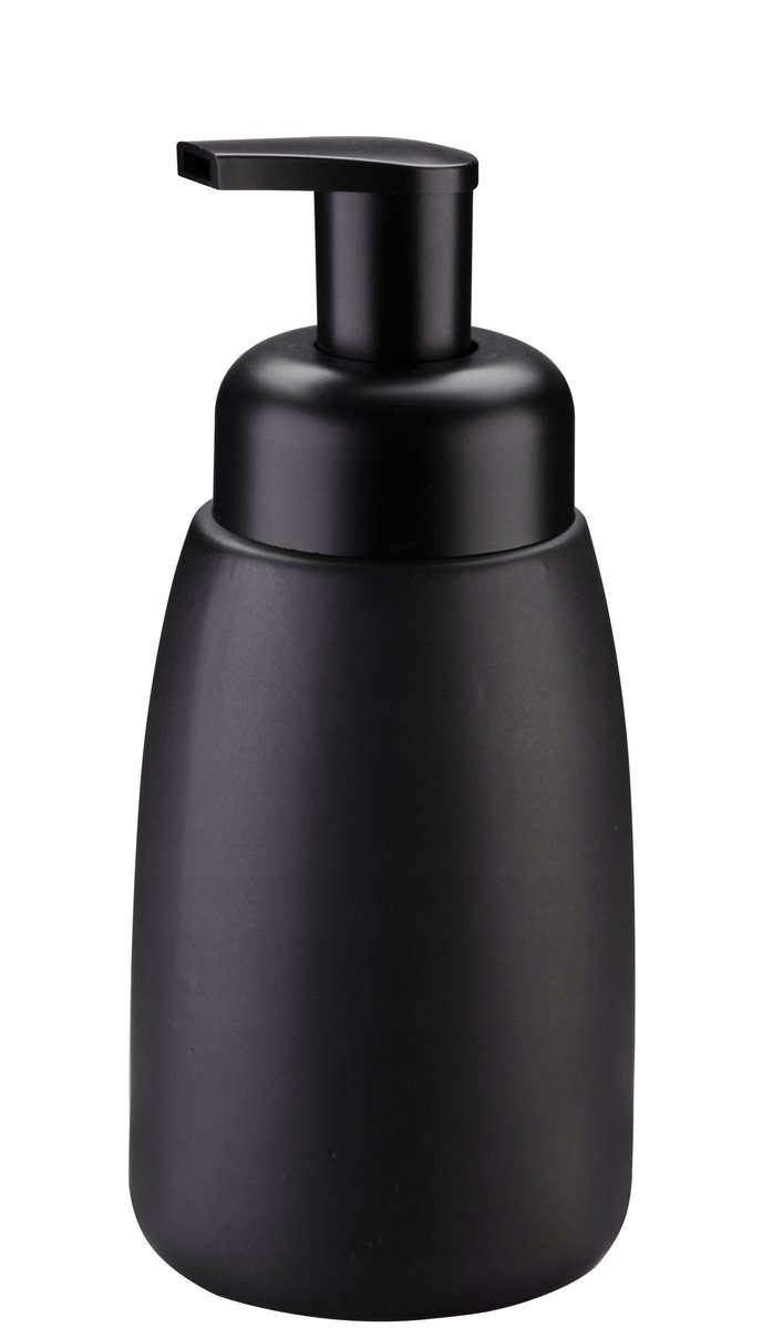 Albano Zwarte Keramische Schuim Zeepdispenser - 350ml