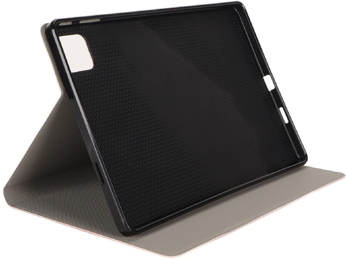JHUBERS- Tablethoes Valbestendig - PU-lederen Opvouwbare Standaardhoes - Nauwkeurige Gatpositie - Lichtgewicht - Comfortabel en Duurzaam - Tabletcase