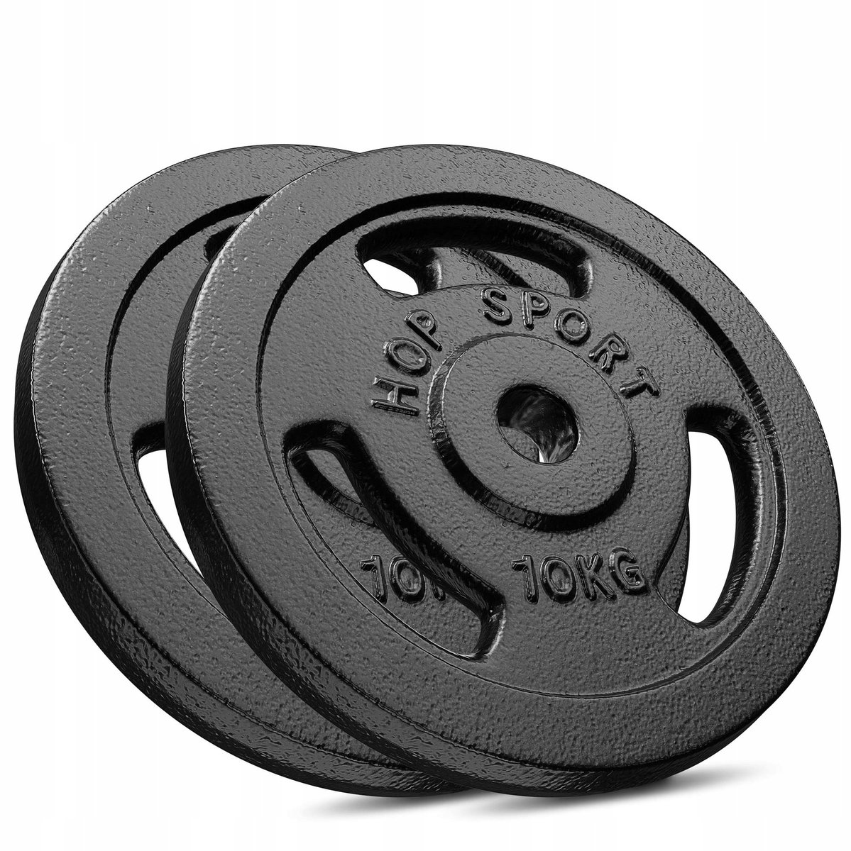 2x10kg Gietijzeren Halterschijven Set voor Krachttraining Thuis