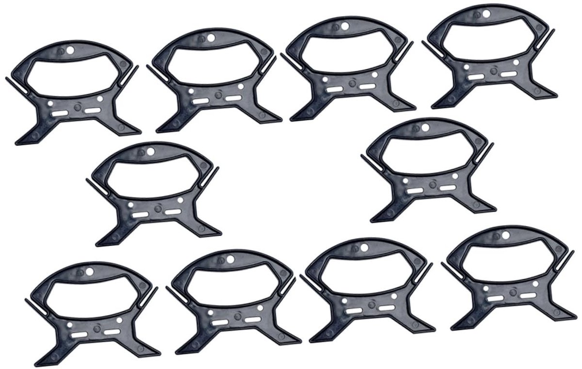 BRENZOOS - Winding Cable Organiser - Kabelorganiser - Modern ontwerp - Zwart - Winder voor kabels - Geschikt voor diverse kabels - Compact formaat
