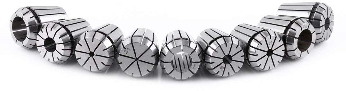 JHUBERS- Boorkop 2mm/20mm - 9-delige Set - CNC Gereedschap - Hoogwaardige Staal - Precisie - Opbergdoos - Tang