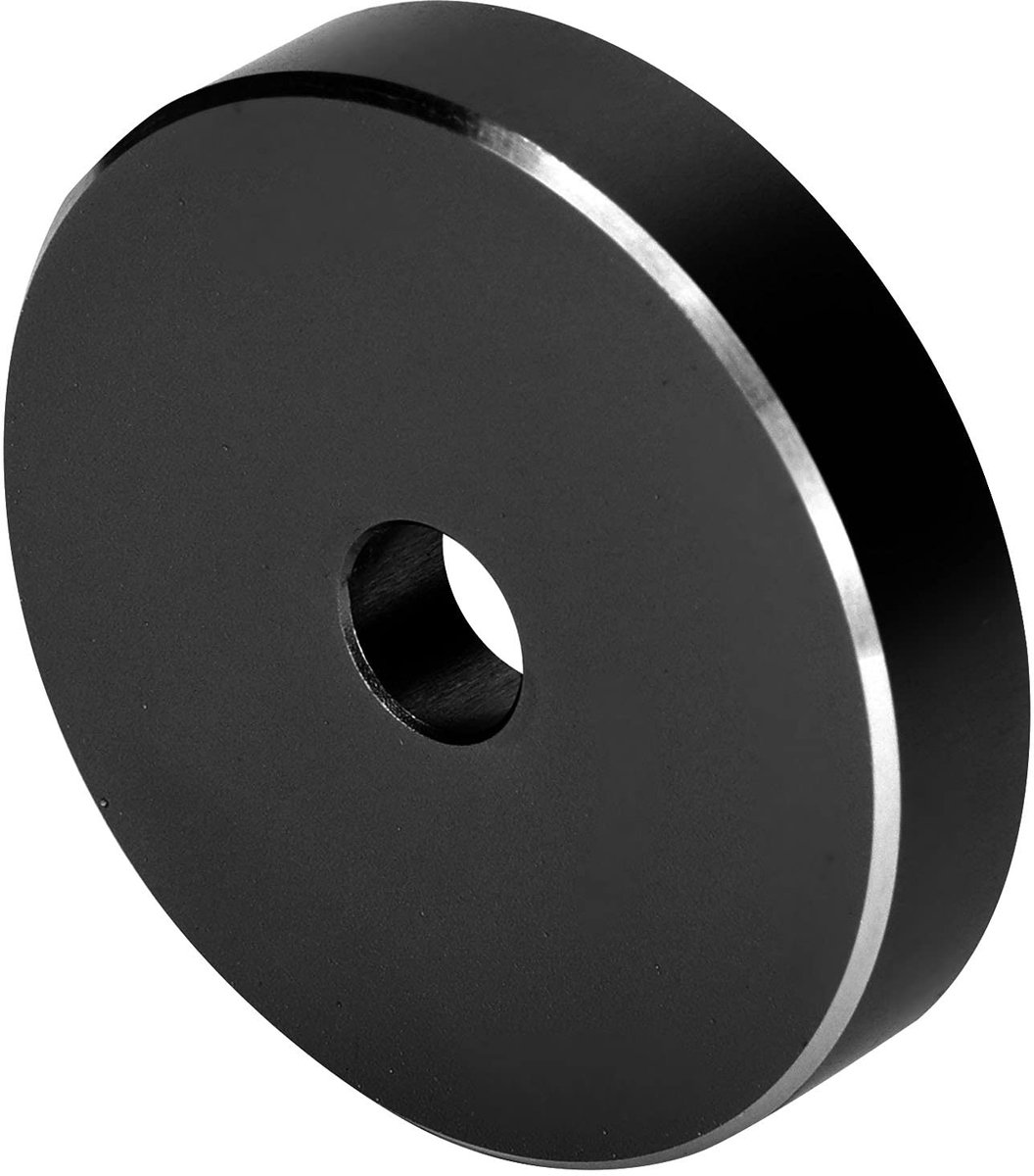 LIVIA HOME - Gramophone Record Adapter - Stabiliteitsadapter - Voor 45 RPM platen - Geschikt voor grote platen - Verbetert geluidskwaliteit - Eenvoudi...