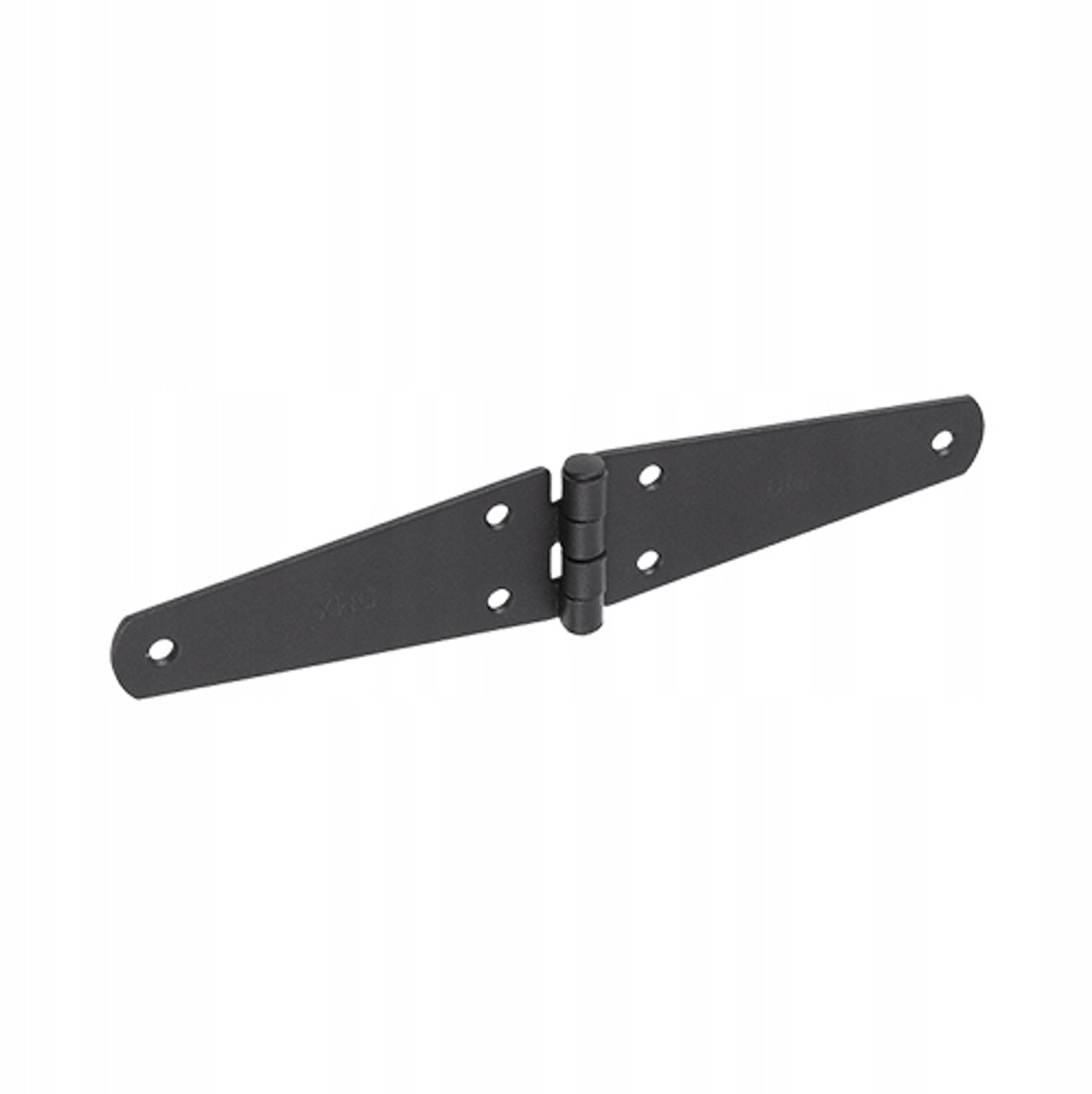 Zwarte Driehoekige Scharnier 200x40x2mm - ZTS200