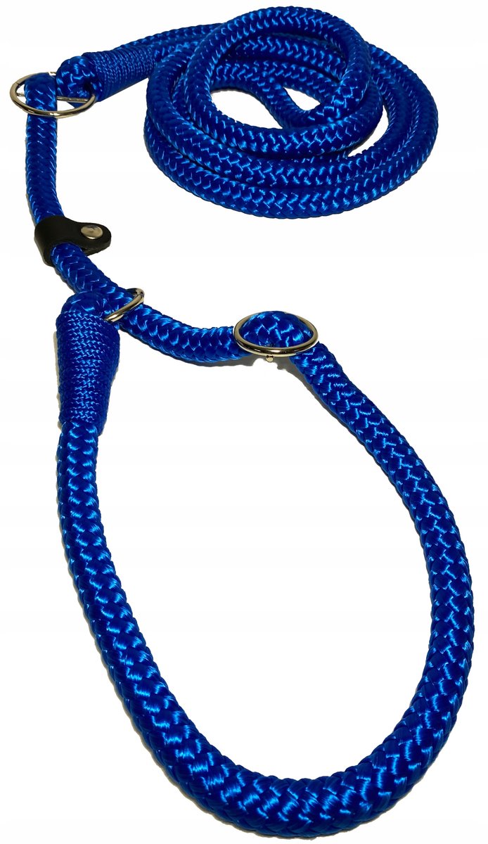 Verstelbare Retrieverlijn 14mm/280cm Blauw - Hondenlijn