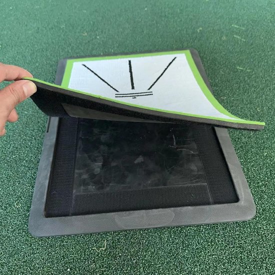 Golf Schommelmat - Trainingsmat Golf - Swing Analyseren - Directe Feedback - 33 x 4 cm - Groen — afbeelding 5