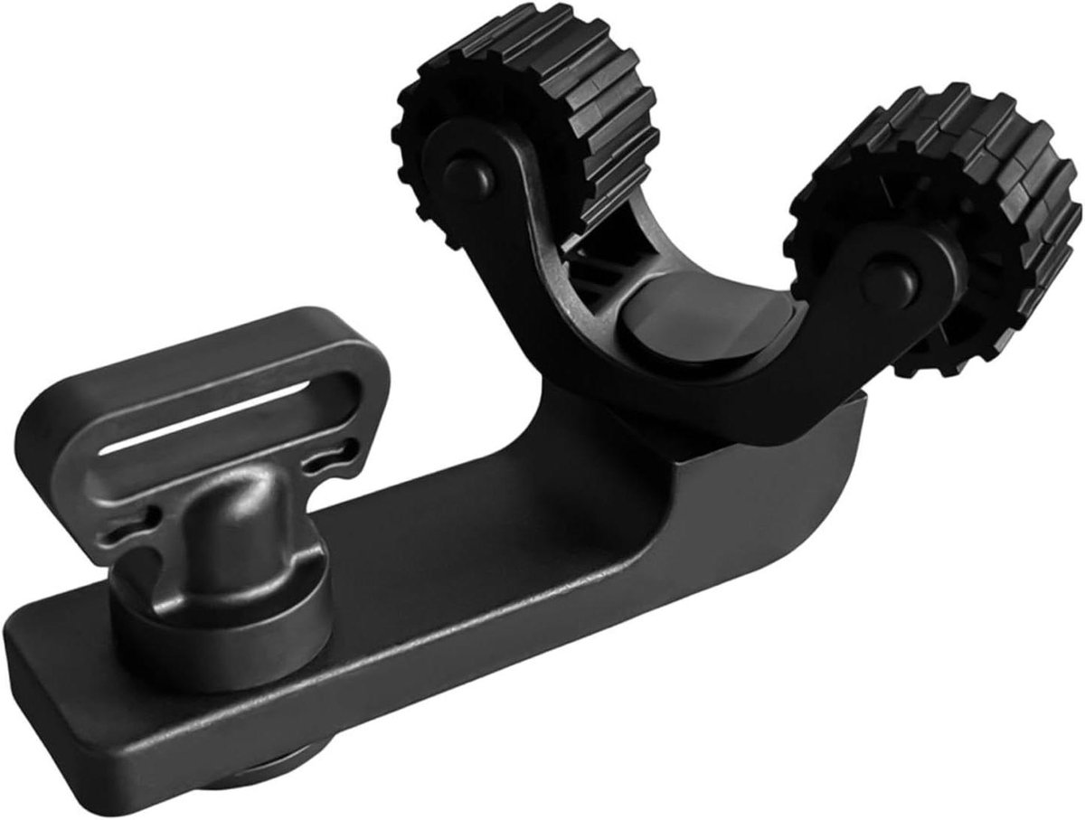 Peddelhouder - Kajak Accessoire - Watersport Stabiliteit - Verstelbare Klem - 13 cm Lengte - Zwart