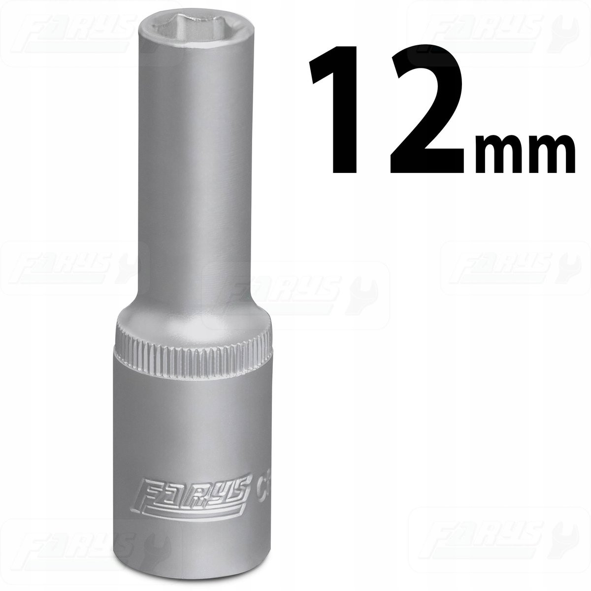 Lange 12 mm 1/2" zeskantdop - CrV-staal