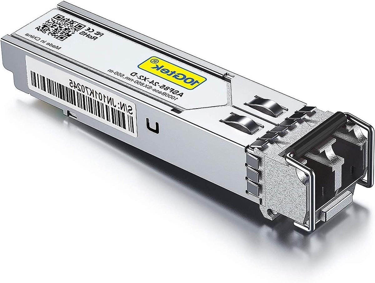 Mini GBIC Module - Glasvezel Transceiver - Netwerk Uitbreiding - Multimode Vezel - 550m Bereik - Zilver