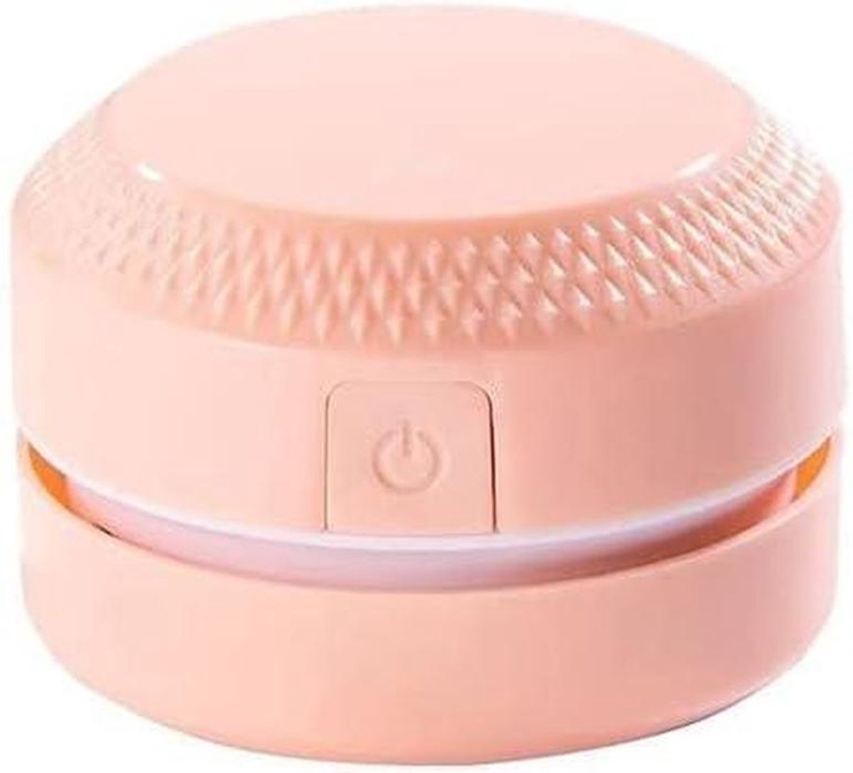 Draadloze Mini Stofzuiger - Bureau Reiniger - Tafel Schoonmaken - 360° Winddicht Ontwerp - 8.5 x 6.3cm - Roze