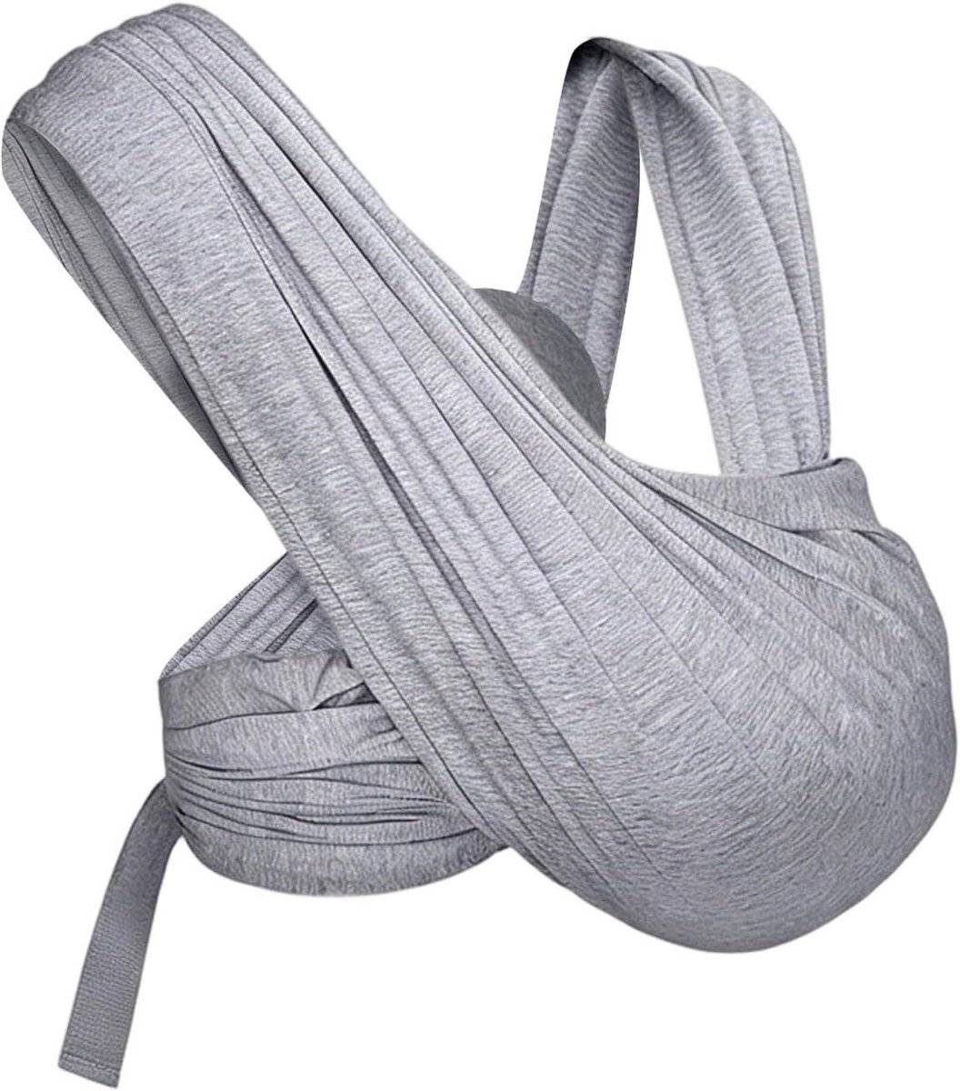 Puppy Draagzak - Huisdier Sling - Veilig Vervoer - Ademende Mesh - Tot 7kg - Lichtgrijs