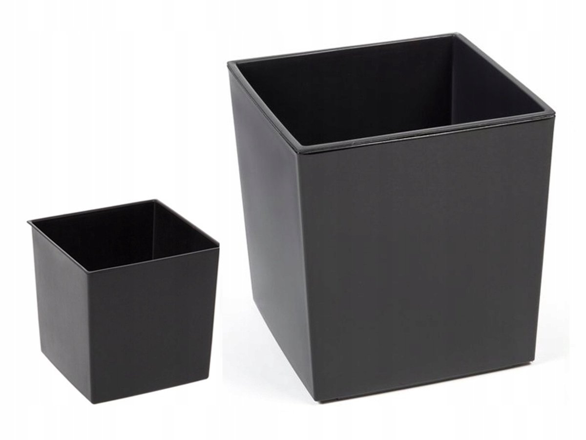 Lamela Juka Pot Antraciet Glans 25x25x26 cm met Inzet