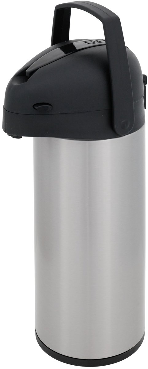 Thermos met pomp 1.9L RVS - Ideaal voor feestjes, koffie & thee
