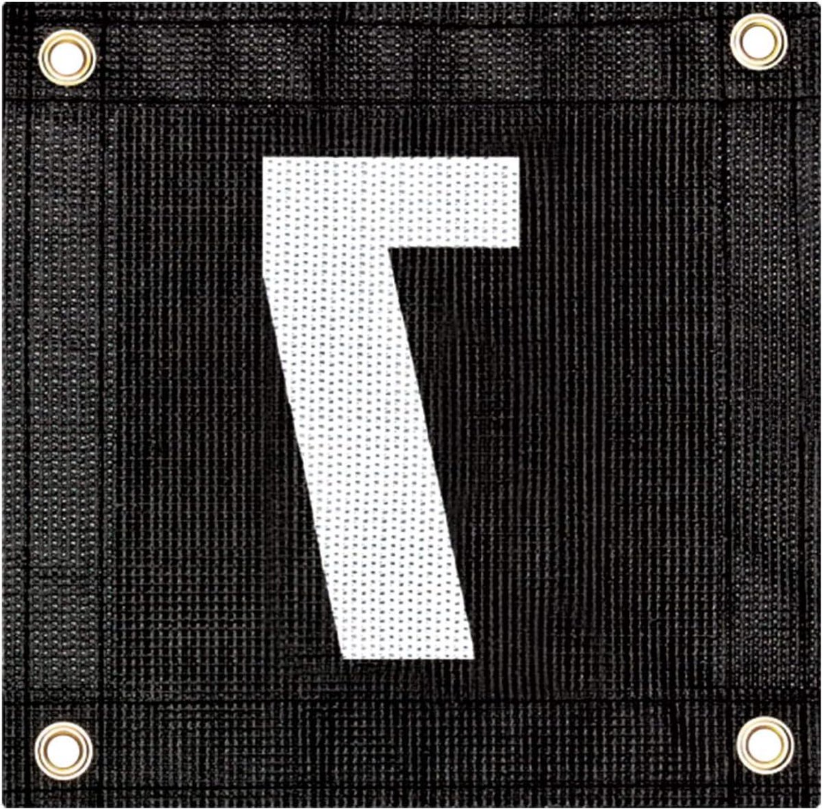 Court Nummers - Windscherm Tennis - Sportevenement Markering - Duurzaam Ruit Materiaal - 9.75 inch - Groen