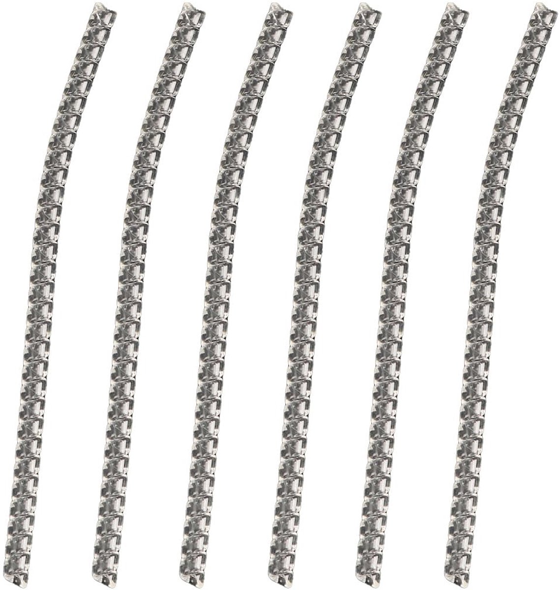 Dailygoods- Handtasgespbeschermer Transparant - Antioxidatie - Antislijtage - Spiraalbeschermring - 6 Stuks - Flexibel/Duurzaam Materiaal - Hardwarebeschermer