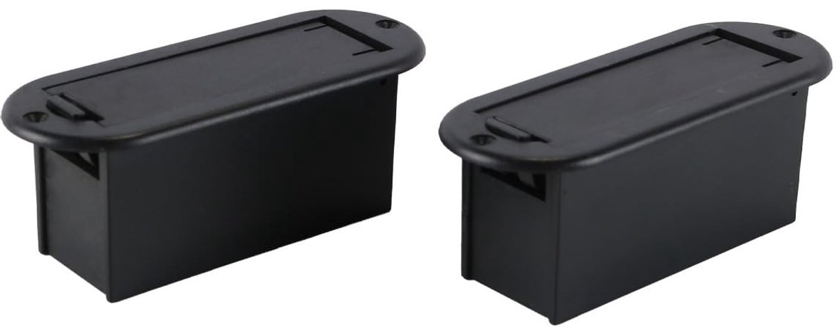 Dailygoods - 2 Stuks 9V Plastic Batterijhouders met Kliksluiting