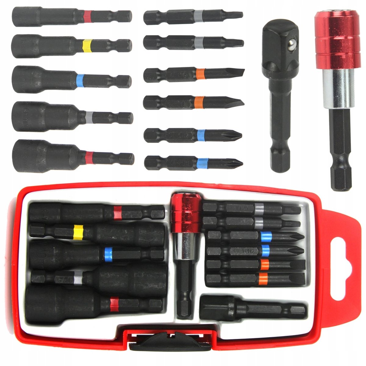 13-delige Slagdoppen & Bits Set voor Schroefmachine