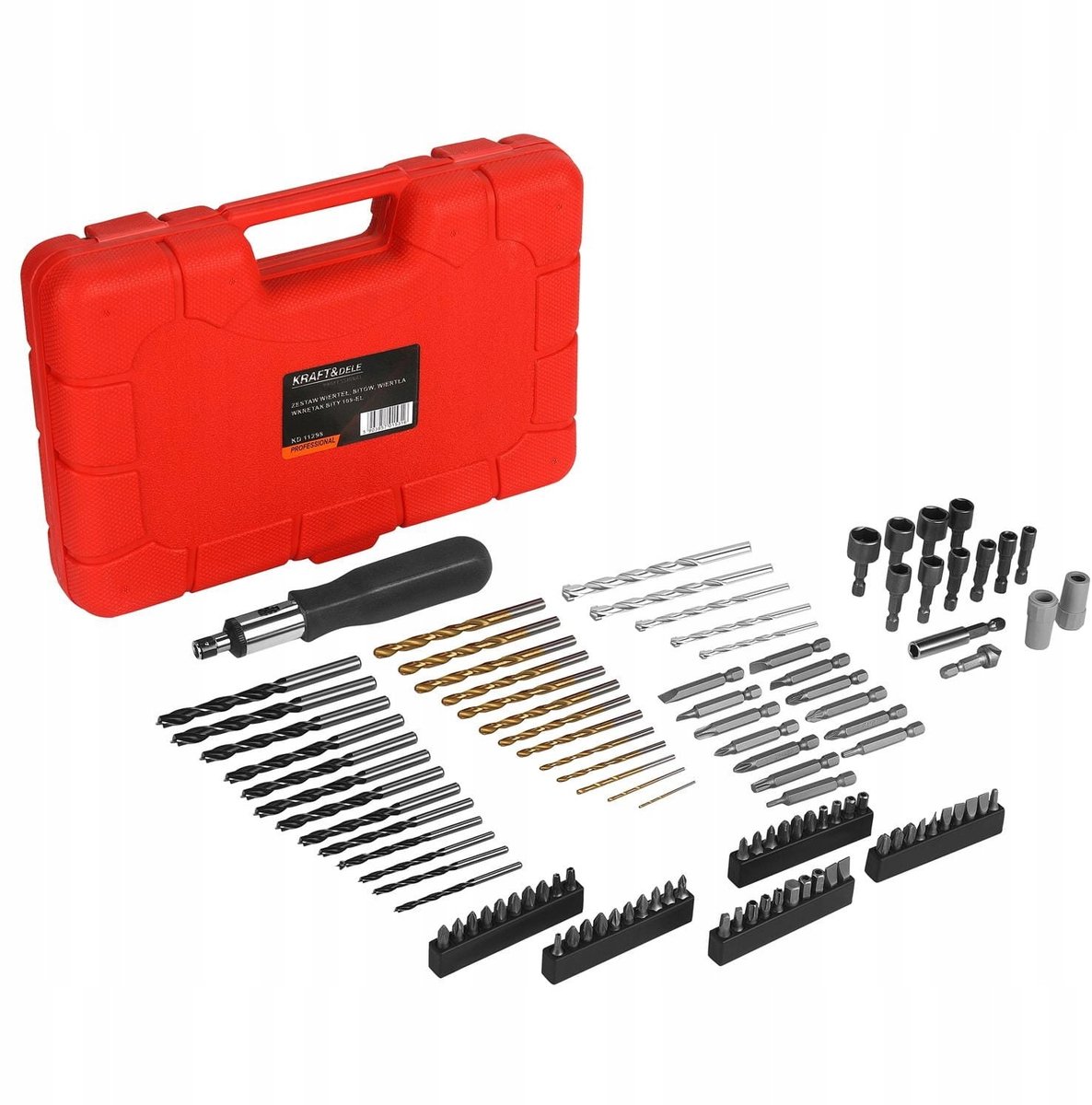 109-delige Gereedschapset: Boren, Bits, Doppen & Koffer