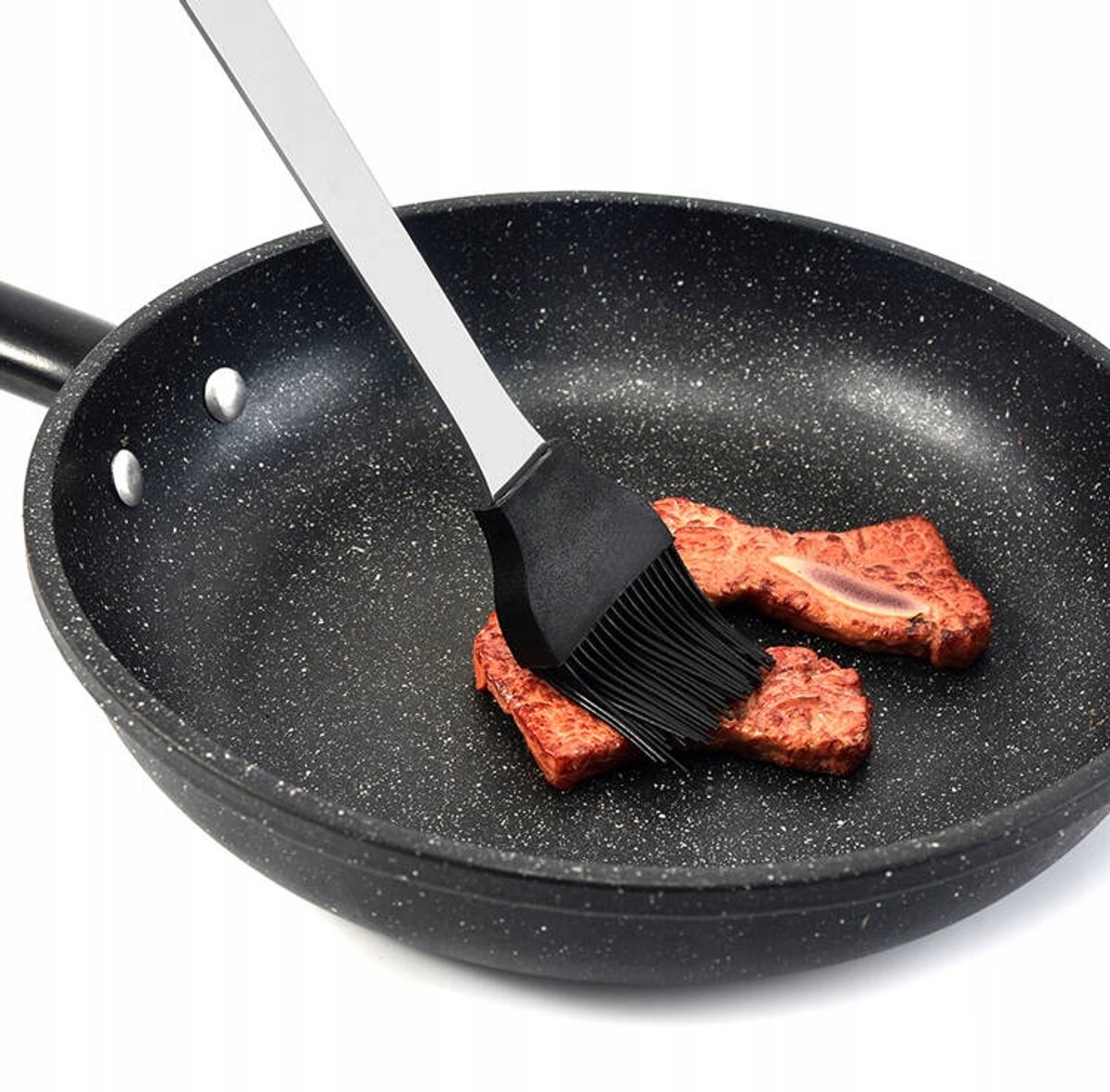 6-delige grillset RVS met koffer - Essentiële Grillaccessoires