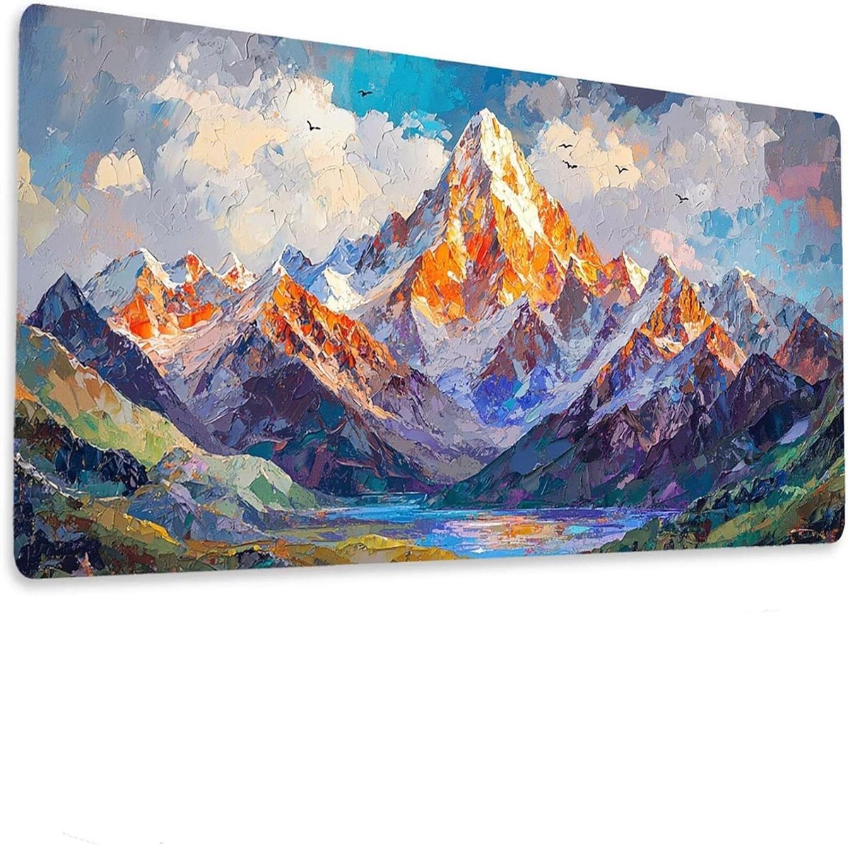 Grote Muismat - Bureauonderlegger Bureau Mat - Gaming Werkplek - Antislip Waterdicht - 140x70 cm - Meerkleurig