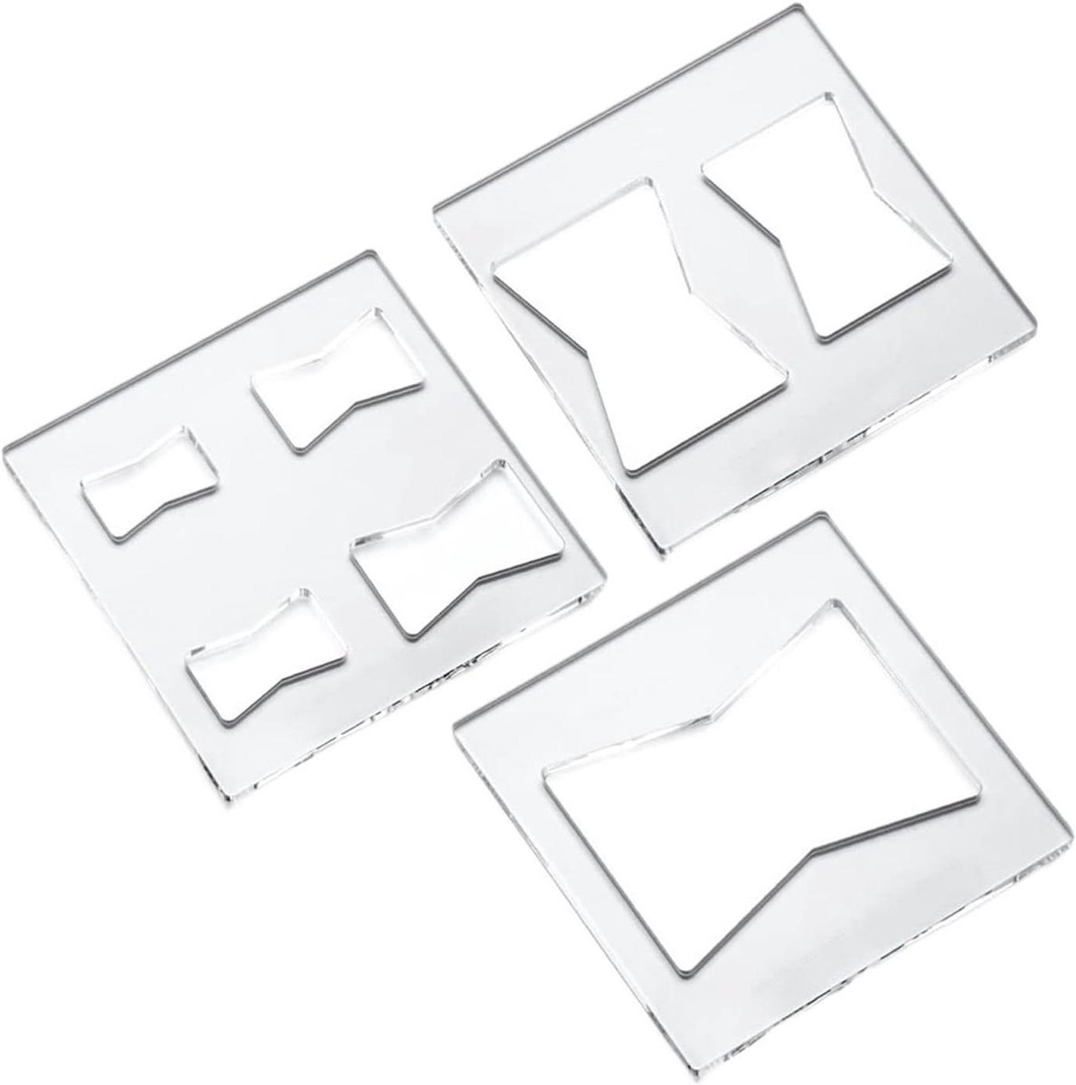 Vlinder Inlay Sjabloon - Decoratie Gereedschap - Meubels Bewerken - 3-in-1 Functie - 1x1x1 cm - Niet gespecificeerd