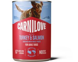 Carnilove can salmon / turkey - 6x400 gr