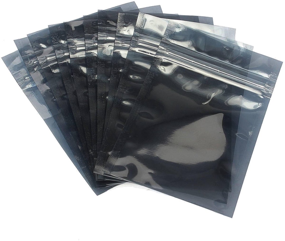 Dailygoods - Faraday Cage Beschermzakken - 100 Stuks, Transparant, Herbruikbaar, Anti-Static ESD