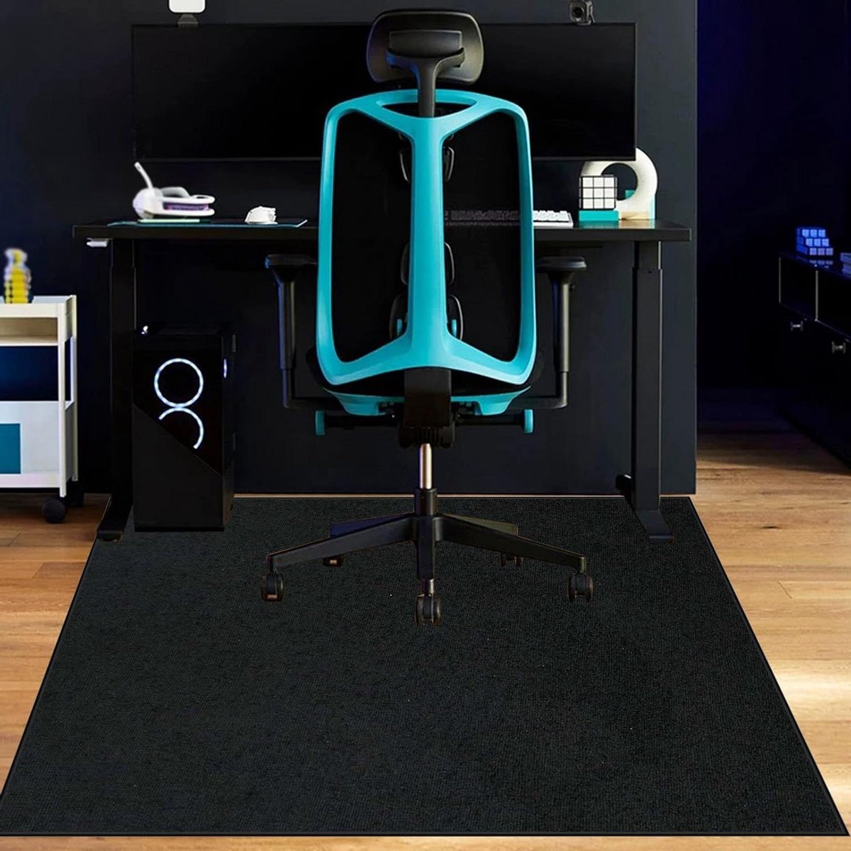 Bureaustoelonderlegger - Vloerbeschermer - Vloer Beschermen - Antislip Onderkant - 200 x 300 cm - Zwart