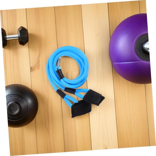 Weerstandstrainer Elastisch Touw - Armkracht Band - Swing Verbetering - Verstelbare Spanning - 105 cm Lengte - Hemelsblauw — afbeelding 4