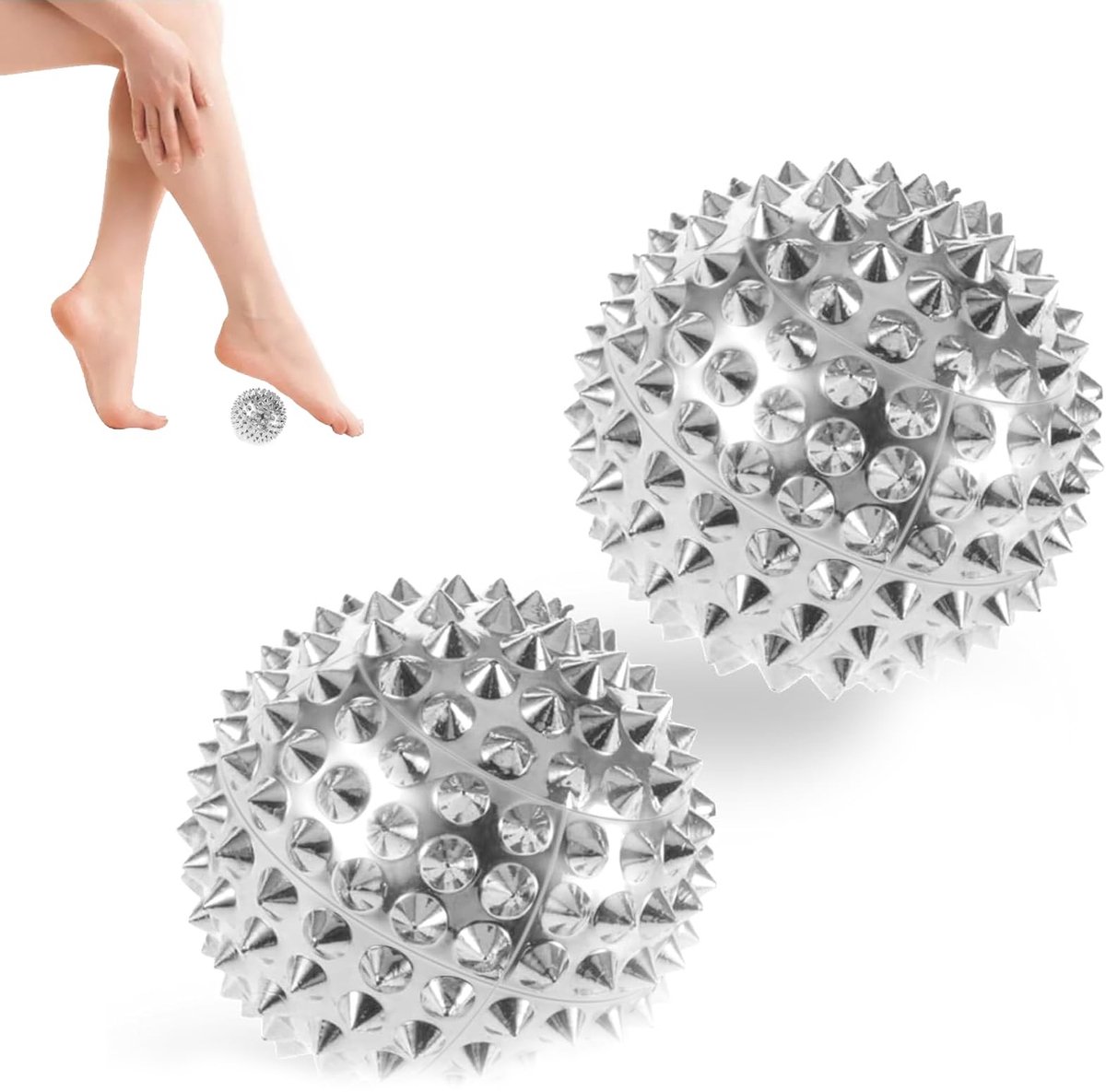 Dailygoods- Egelbal 32 mm - Acupressuurbal - Stressverlichting - Noppenbal - Compact - Duurzaam materiaal