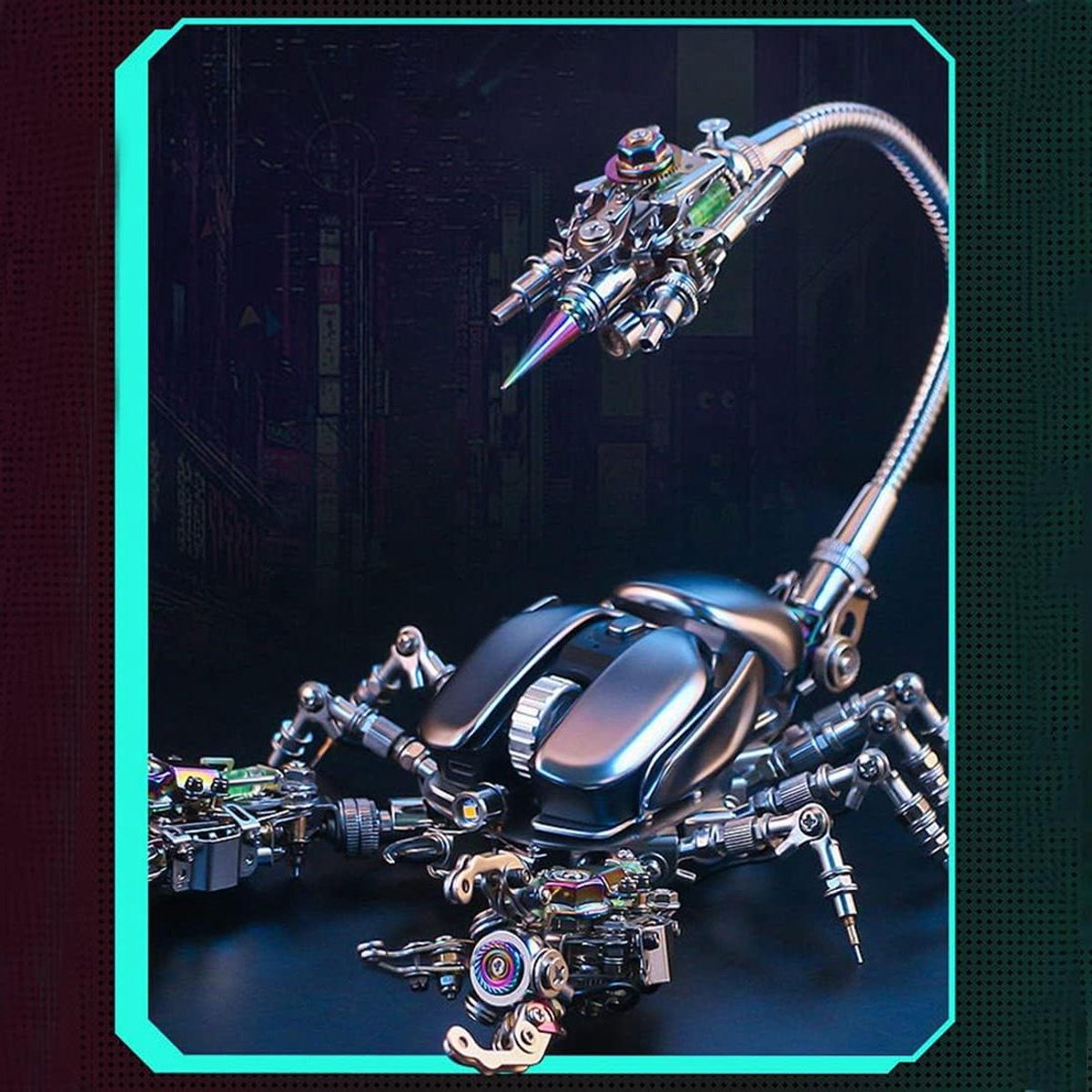 Metalen Puzzel - Insect Model - Hobby Bouwen - Steampunk Ontwerp - 19x30x21 cm - Metaal
