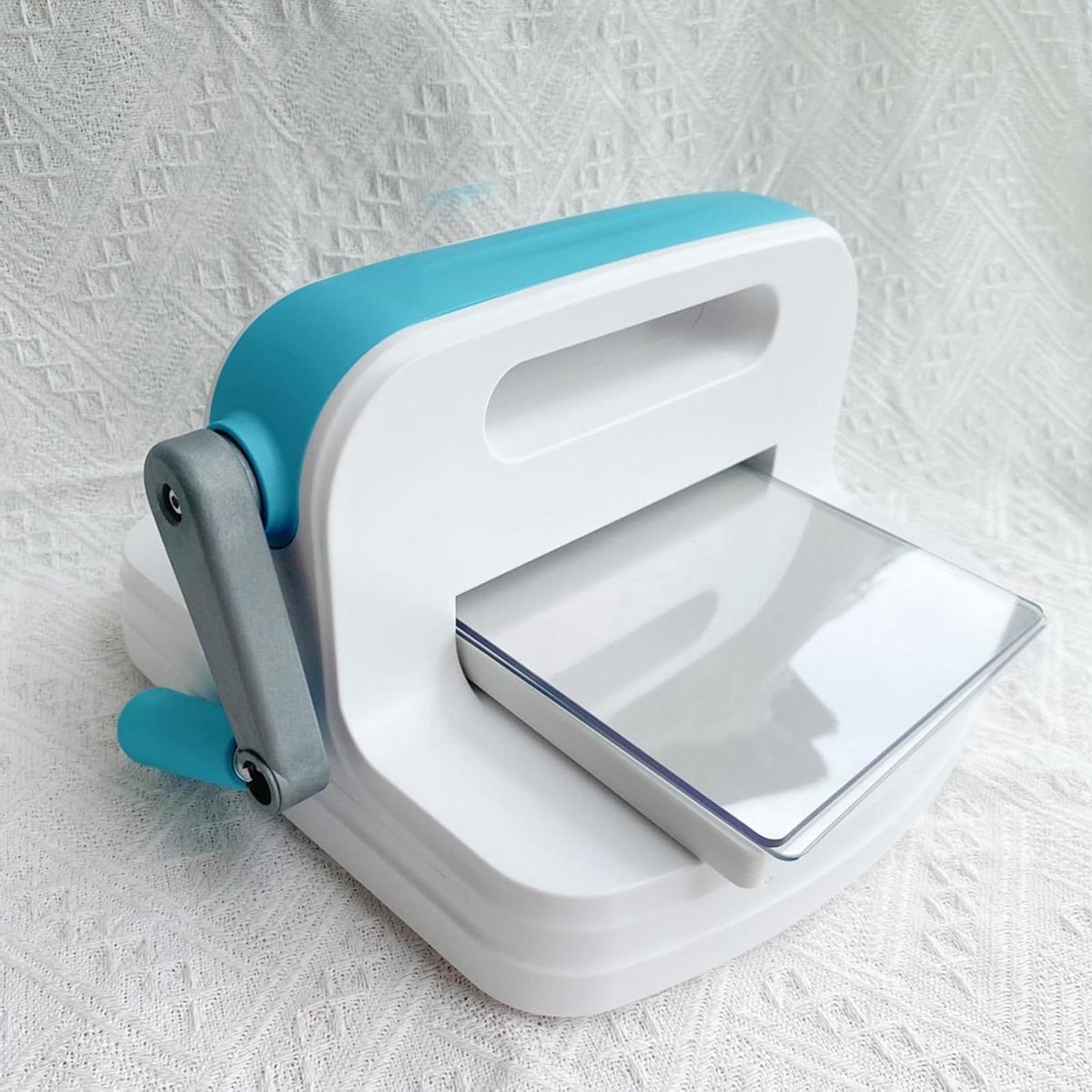 Snij- en Embosmachine - Papier Snijder - Hobby Projecten - Verborgen Kniveloos Ontwerp - A5 formaat - Wit