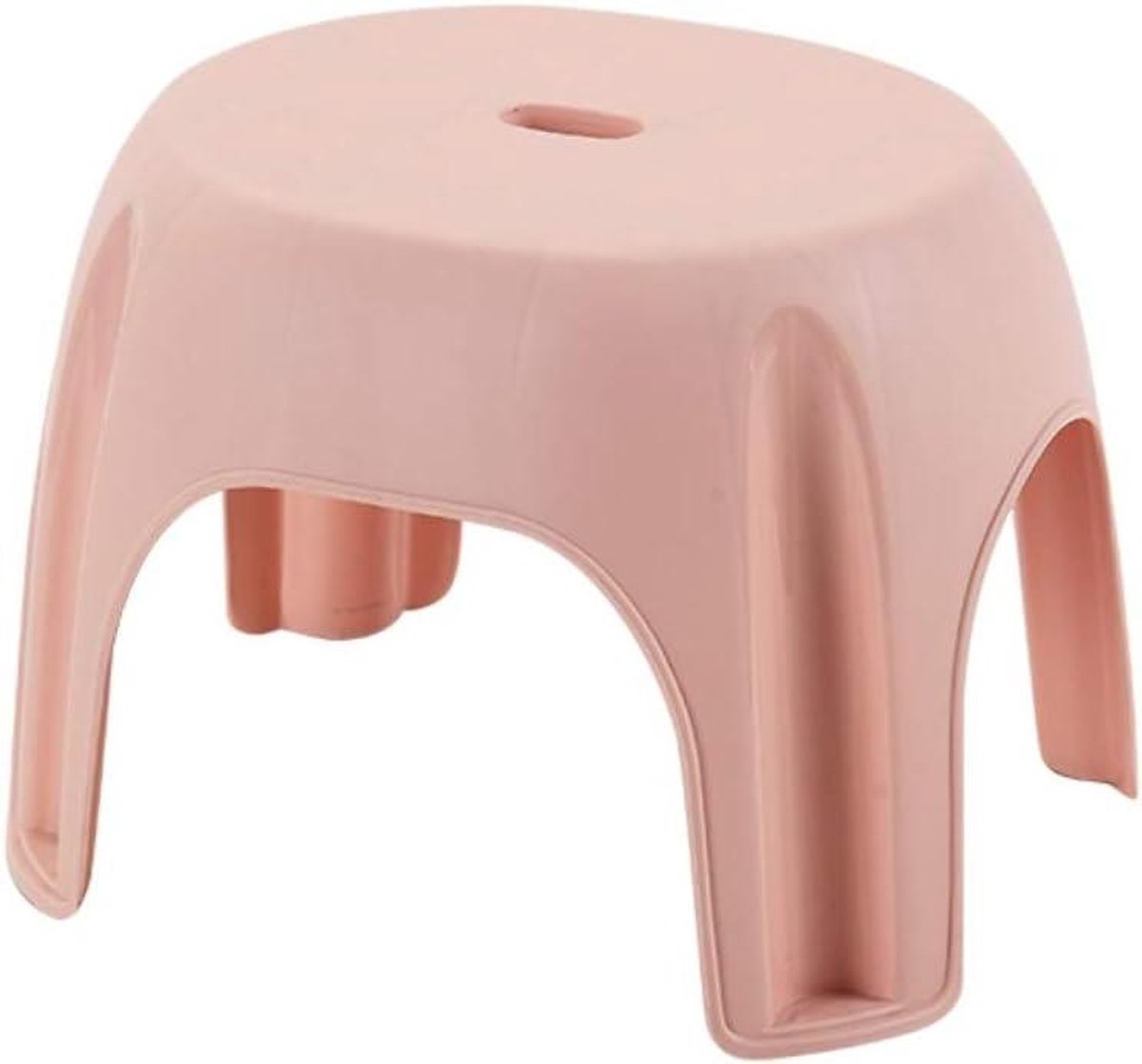 Badkamer Kruk - Toilet Krukje - Veilig Zitten - Antislip Ontwerp - Huishoudelijk Gebruik - Roze