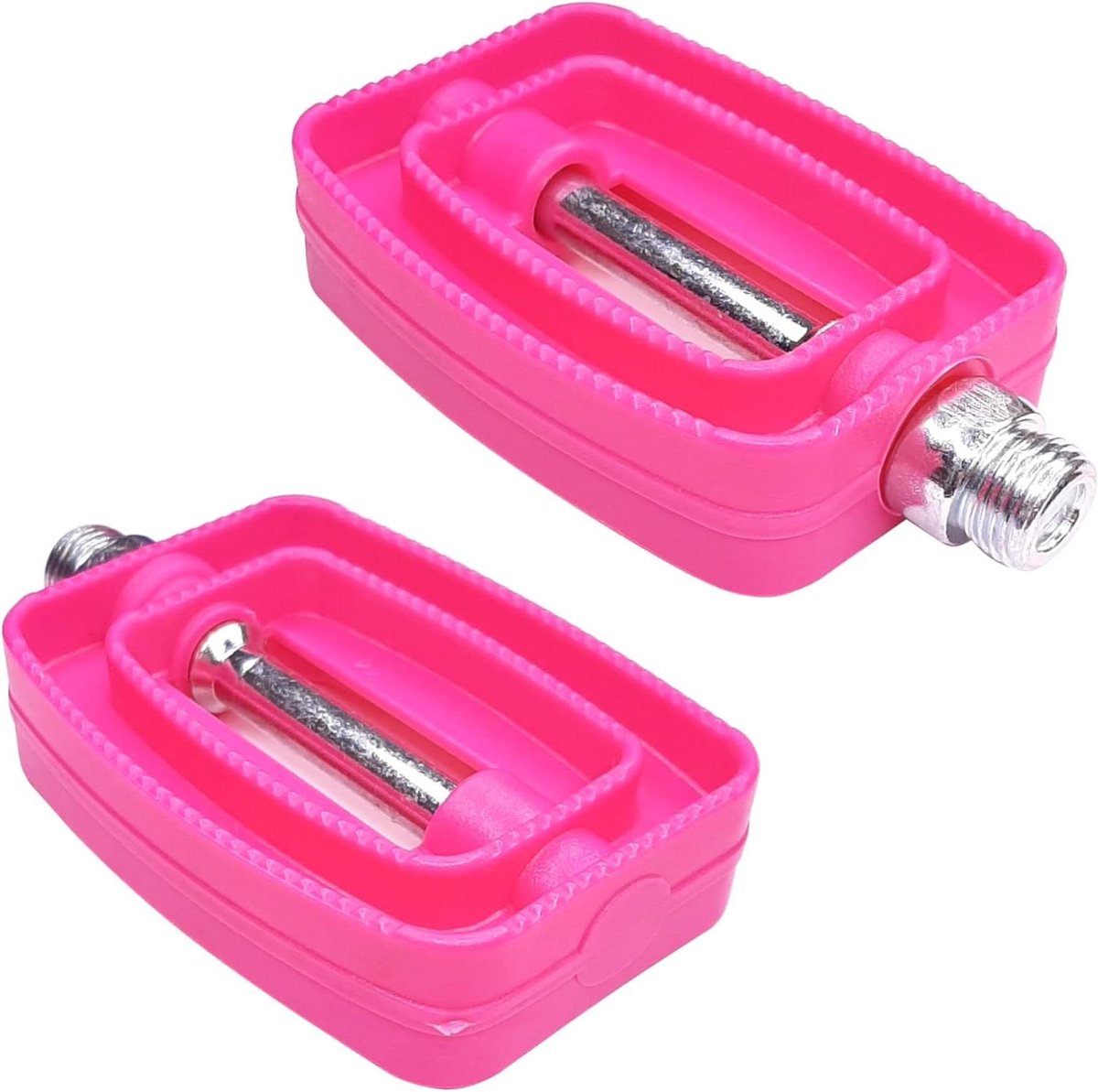 Kinderfietspedaal Paar - Junior Pedalen - Veilig Fietsen - Antislip Design - 60 x 80 mm - Roze