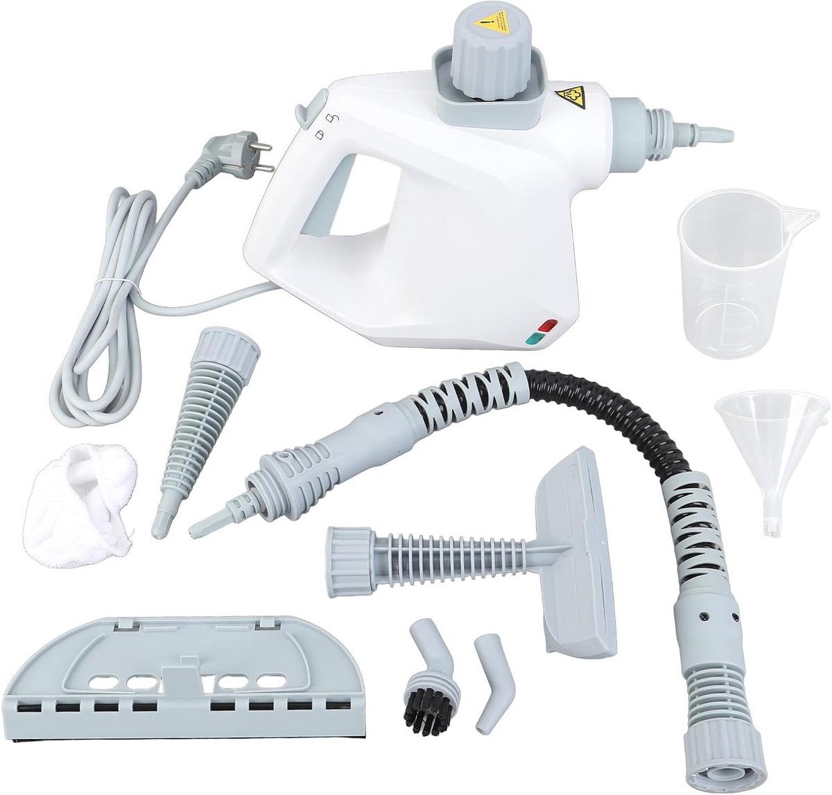 Kleine Stoomreiniger - Handstomer Draagbaar - Hygiënisch Huis - Continue Stoomfunctie - 250 ml - Wit