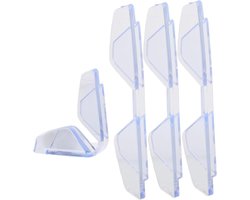 Deurbeschermers Auto - Hoekbeschermers Portier - Voertuig Beschermen - Zelfklevende PVC - 8.5 cm - Transparant