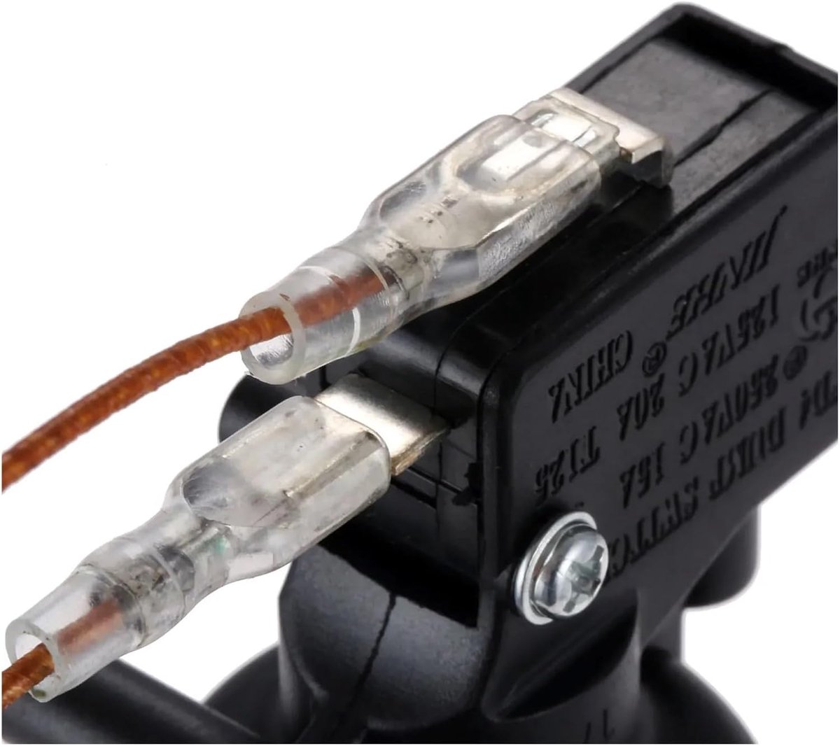 Terrasverwarmer Veiligheidsset - Reparatieset Gasverwarmer - Veiligheid Verhoging - Thermo-element en Kantelschakelaar - 350 mm - Zwart