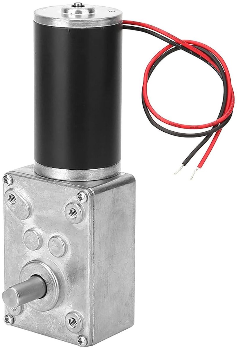 Transmissiemotor - Elektrische motor - Apparaten aandrijven - Hoge torsie - 12 Volt - Metaal
