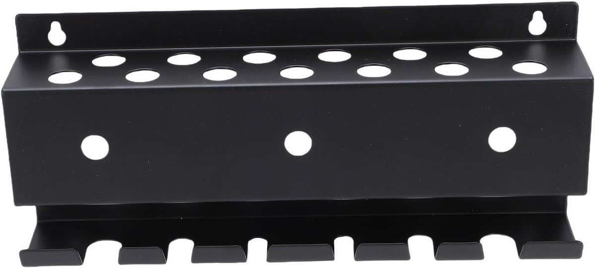 Schuimkanonhouder - Opbergrek Hogedrukreiniger - Garage Opslag - Veelzijdige Opbergruimte - 31 x 13 x 7 cm - Zwart
