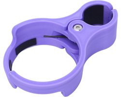 RiToEasysports Fietsfleshouder, 3D-geprint PET-materiaal Lichtgewicht Fietsaccessoire met -on Ontwerp voor Vouwfietsen Geen Gatwaterbekers (PURPLE)