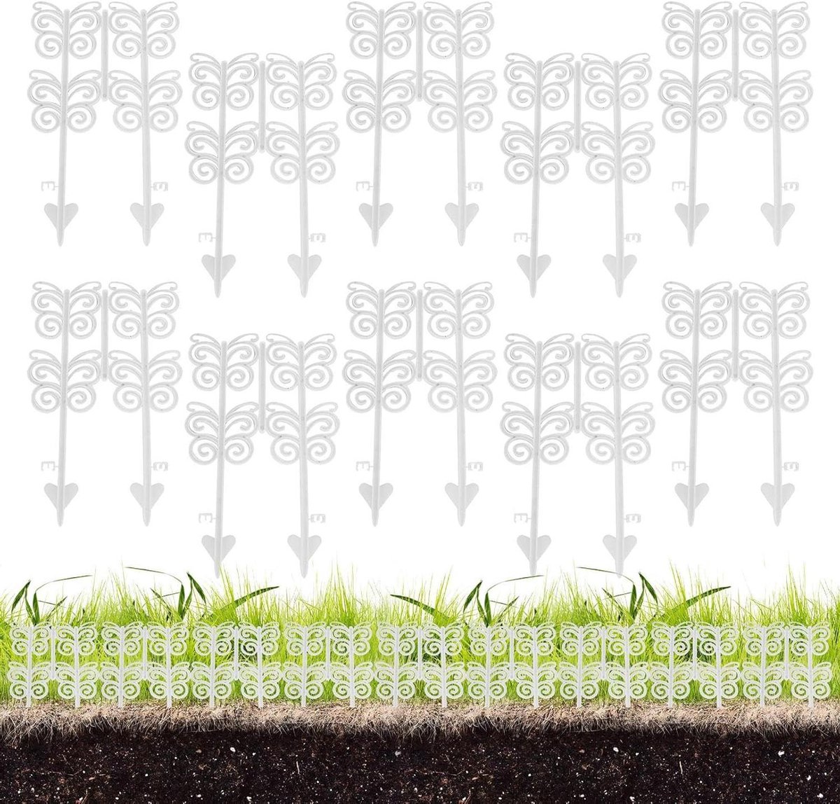 Decoratieve Tuinheg - Tuinafscheiding Randafscheiding - Tuinranden Afbakenen - Gereedschap