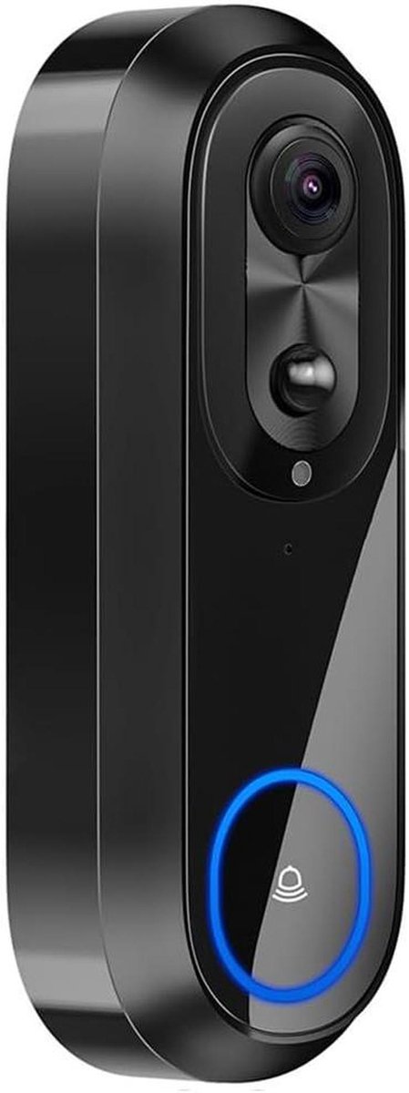 Draadloze Videodeurbel - Smart Intercom Camera - Huisbeveiliging Monitoren - 1080P HD Beeldkwaliteit - 18 x 14 x 5 cm