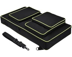 Meijunter DJ Controller Storage Bag for Compatible with Pioneer DJ DDJ-FLX10/DDJ-1000/DDJ-1000SRT/AlphaTheta DDJ-GRV6 Portable DJ Controller Storage Bag with Shoulder Strap, Black, modern