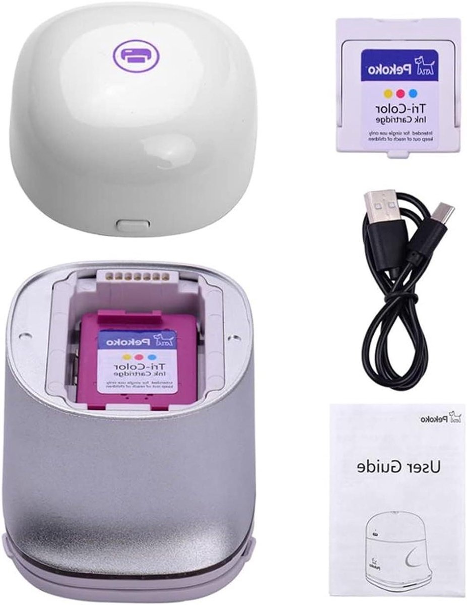 Handheld Inkjet Printer - Draagbare Kleuren Printer - Snel Tekst Printen - 1200 DPI Resolutie - 14mm Afdrukhoogte - Zwart