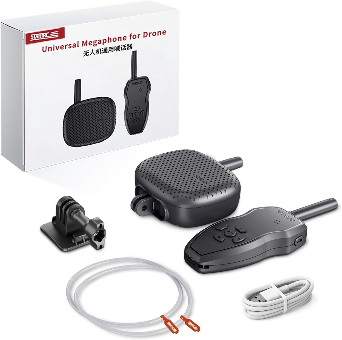 STARTRC Drone-megafoon voor mavic 3-serie, Air 3S, Mavic 2, Pro, Avata en Holy Stone drone, RC Quadcopter, universele draagbare storingsvrije real-time luidspreker – foto 7