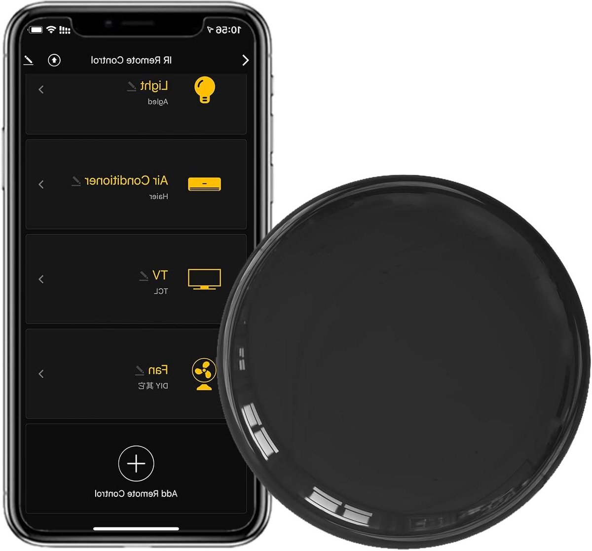 Universele IR WiFi Afstandsbediening - Smart Home Bediening - Apparaten Besturen - Stembediening Compatibel - 10 Meter Bereik - Zwart